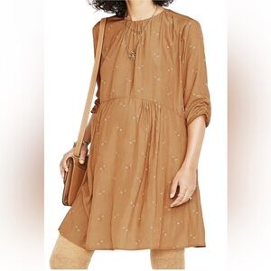 ✨HATCH✨Maternity Women’s THE EMMA DRESS Brass Floral
